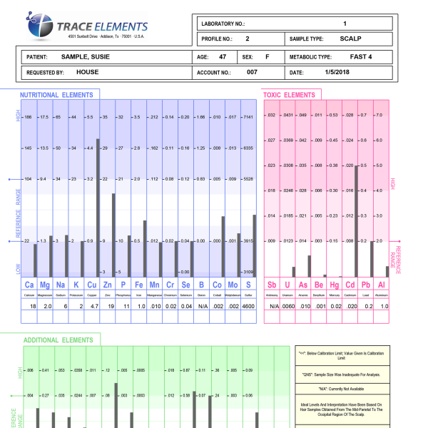 Hair Tissue Mineral Analysis + Consultation